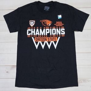 Blue 84 Oregon State Basketball Conference Champions Tee 2021 Small - New No Tag